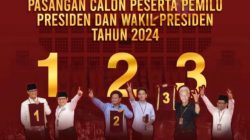 Nomor Urut Capres 2024: No 1 Anies-Muhaimin, 2 Prabowo-Gibran dan 3 Ganjar-Mahfud