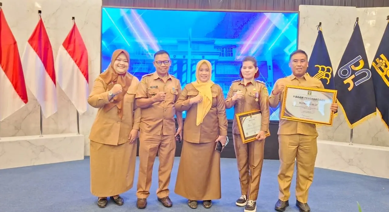 Pemkab Sidrap Raih Penghargaan Posbankum 100% dari Kemenkumham Sulsel
