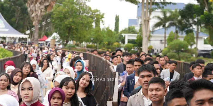 Suasana Audisi DA 8 Indosiar di Sidrap. Foto Humas
