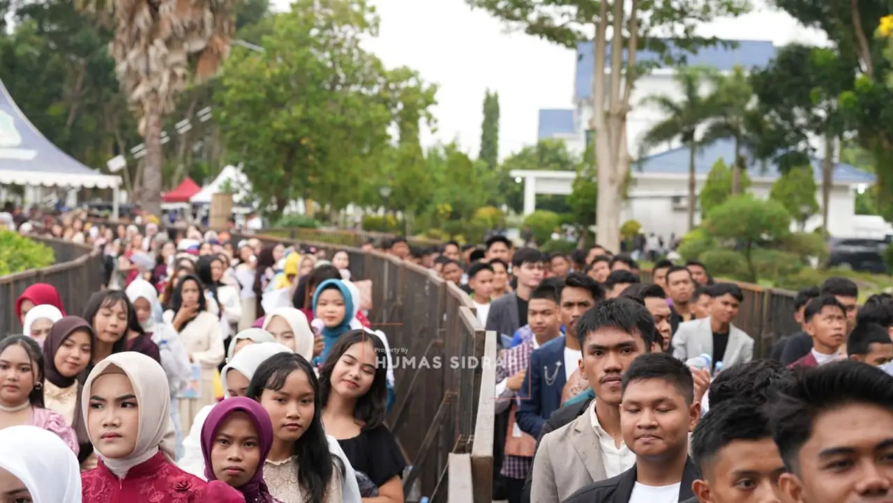 Suasana Audisi DA 8 Indosiar di Sidrap. Foto Humas