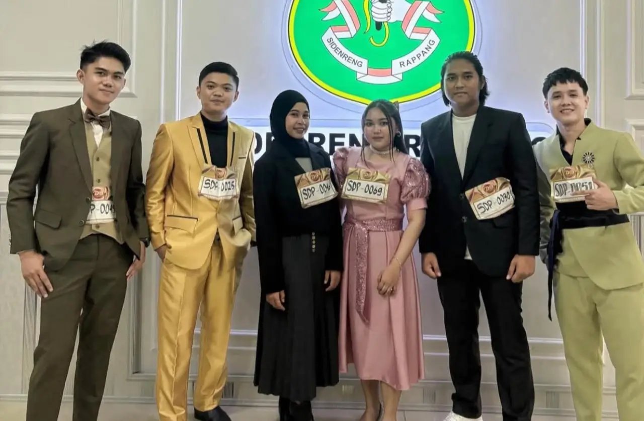 Peserta audisi offline Dangdut Academy 8 di Sidrap yang disebut lolos. Foto dok Unchu 737/FB
