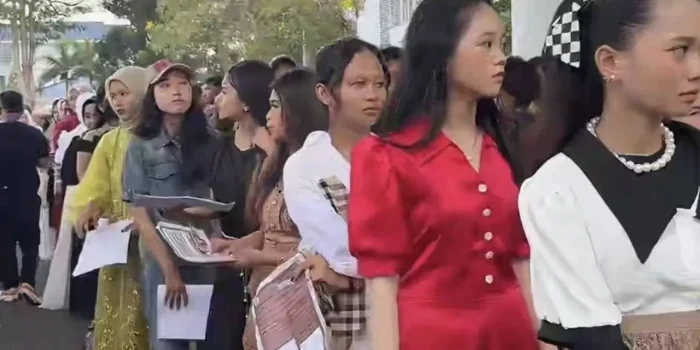 Audisi Dangdut Academy 8 di Kabupaten Sidrap. Foto Uchu 737/FB