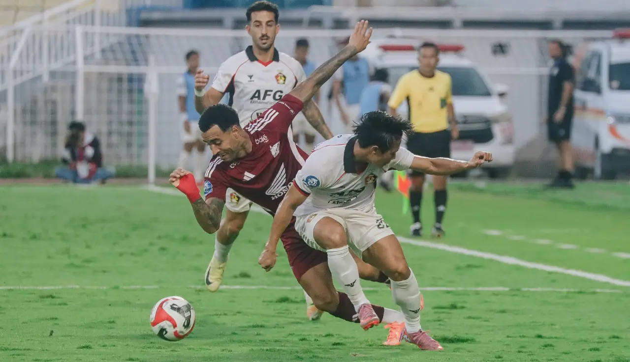 PSM Makassar vs Persik Kediri di Stadion Gelora BJ Habibie Parepare. Foto PSM Makassar/X