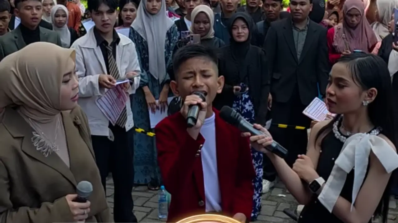 Peserta audisi DA8 asal Bantaeng Rangga Yudha. Foto dok Indosiar/IG