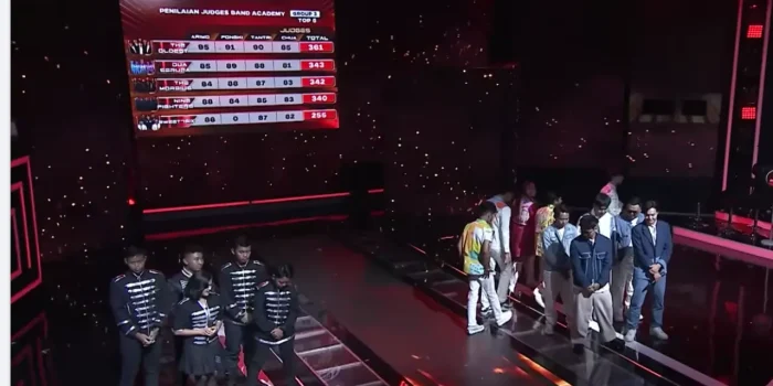 Top 5 Grup 3 Band Academy Indosiar, Kamis (30/4). Foto dok Indosiar