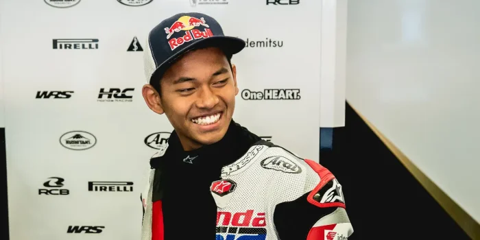 Veda Ega Pratama di Le Mans Prancis