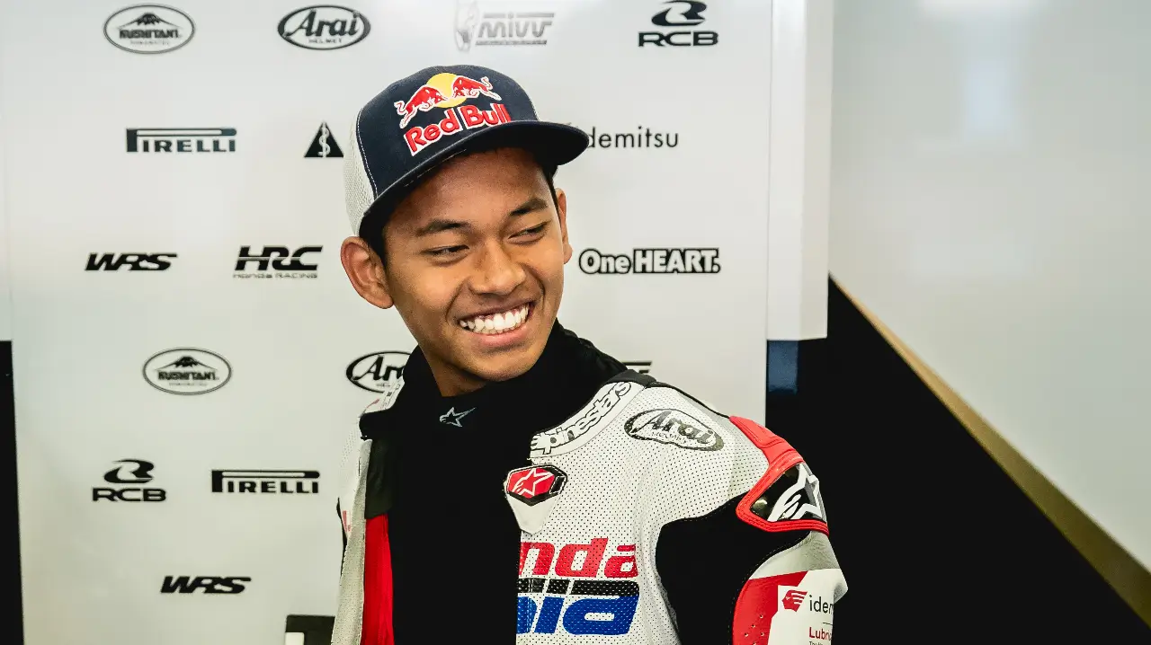Veda Ega Pratama di Le Mans Prancis