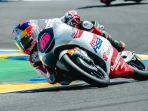 Jadwal live Veda Ega Pratama, datang ke Le Mans dengan modal positif setelah tampil kompetitif pada hari pertama latihan bersama Honda Team Asia.